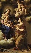 Giovan Battista Salvi Sassoferrato The Mystic Marriage of St.Catherine Spain oil painting reproduction